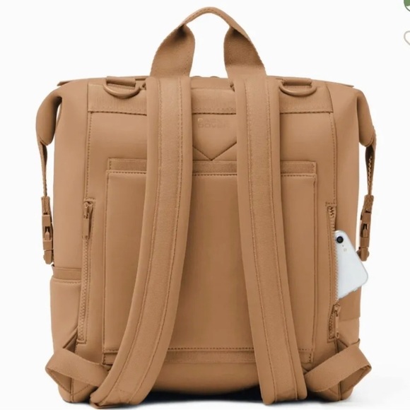 Dange Dover Large Neoprene Indi Diaper Backpack Bag Color: Camel - Picture 5 of 9